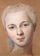 Portrait au pastel.